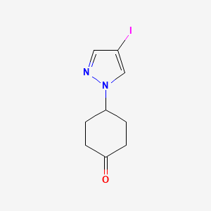 4-(4-iodo-1H-pyrazol-1-yl)cyclohexanone