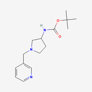 molecular formula C15H23N3O2 B13979041 Tert-butyl (1-(pyridin-3-ylmethyl)pyrrolidin-3-yl)carbamate 