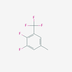 molecular formula C8H5F5 B1397916 2,3-Difluoro-5-methylbenzotrifluoride CAS No. 1803833-60-4