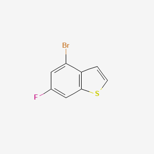 molecular formula C8H4BrFS B13979163 4-Bromo-6-fluoro-1-benzothiophene CAS No. 826995-67-9