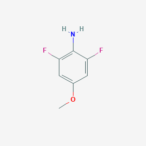molecular formula C7H7F2NO B139792 2,6-二氟-4-甲氧基苯胺 CAS No. 151414-47-0
