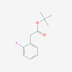 molecular formula C12H15IO2 B1397920 (2-Iodophenyl)acetic acid tert-butyl ester CAS No. 66370-77-2