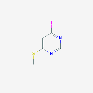 molecular formula C5H5IN2S B1397933 4-Iodo-6-methylsulfanyl-pyrimidine CAS No. 89125-96-2