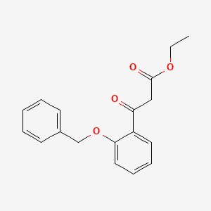 molecular formula C18H18O4 B13979388 Ethyl (2-benzyloxybenzoyl)acetate 
