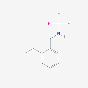 molecular formula C10H12F3N B13979414 N-(2-ethylbenzyl)-1,1,1-trifluoromethanamine 