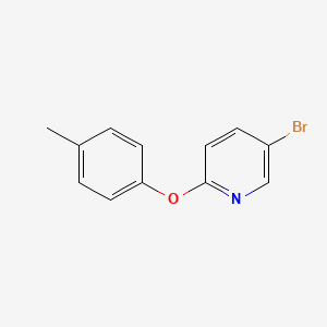 molecular formula C12H10BrNO B1397943 5-溴-2-(4-甲基苯氧基)吡啶 CAS No. 1248915-63-0