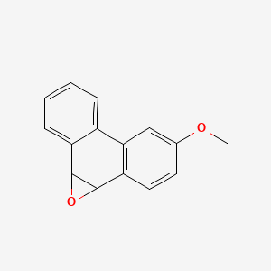molecular formula C15H12O2 B13979452 Phenanthro(9,10-b)oxirene, 1a,9b-dihydro-4-methoxy- CAS No. 61346-14-3