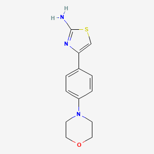 4-(4-Morpholin-4-ylphenyl)-1,3-thiazol-2-amine