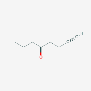 molecular formula C8H12O B13979644 Oct-7-yn-4-one 