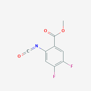 molecular formula C9H5F2NO3 B13979661 Methyl 4,5-difluoro-2-isocyanatobenzoate CAS No. 936500-96-8