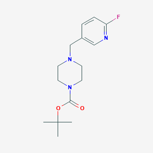 Tert-butyl 4-((6-fluoropyridin-3-yl)methyl)piperazine-1-carboxylate
