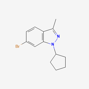 6-Bromo-1-cyclopentyl-3-methyl-1h-indazole
