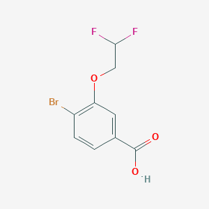 4-Bromo-3-(2,2-difluoroethoxy)benzoic acid