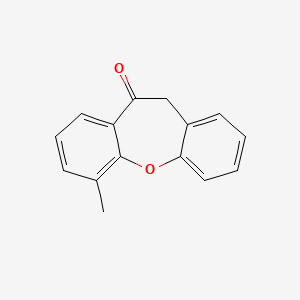 molecular formula C15H12O2 B1397979 6-甲基二苯并[B,F]氧杂薁-10(11H)-酮 CAS No. 1184947-02-1