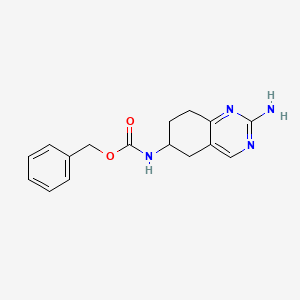 molecular formula C16H18N4O2 B13979813 Benzyl (2-amino-5,6,7,8-tetrahydroquinazolin-6-YL)carbamate 