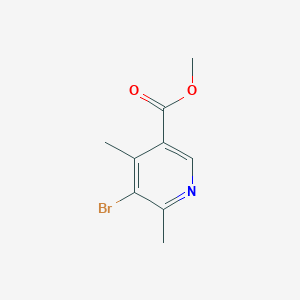 molecular formula C9H10BrNO2 B13979846 Methyl 5-bromo-4,6-dimethylnicotinate 
