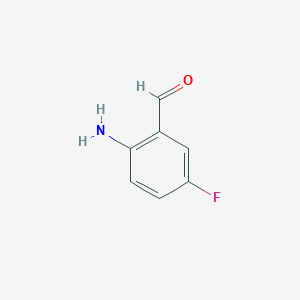 B139799 2-Amino-5-fluorobenzaldehyde CAS No. 146829-56-3