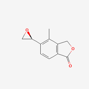 molecular formula C11H10O3 B1397995 (R)-4-methyl-5-(oxiran-2-yl)isobenzofuran-1(3H)-one CAS No. 1255206-70-2