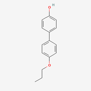 molecular formula C15H16O2 B13979989 [1,1'-Biphenyl]-4-ol, 4'-propoxy- CAS No. 127972-28-5