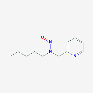 molecular formula C11H17N3O B013980 N'-亚硝基戊基-(2-吡啶甲基)胺 CAS No. 383417-48-9