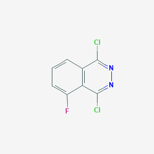 molecular formula C8H3Cl2FN2 B1398002 1,4-二氯-5-氟酞嗪 CAS No. 23928-47-4