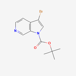 molecular formula C12H13BrN2O2 B1398013 tert-butyl 3-bromo-1H-pyrrolo[2,3-c]pyridine-1-carboxylate CAS No. 192189-17-6