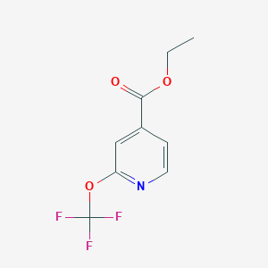 molecular formula C9H8F3NO3 B13980166 Ethyl 2-(trifluoromethoxy)pyridine-4-carboxylate 