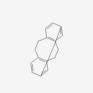 molecular formula C18H18 B13980178 (2.2.2)(1,2,4)Cyclophane CAS No. 58002-98-5