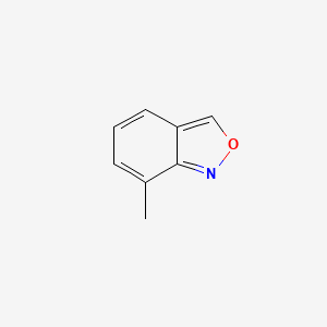 molecular formula C8H7NO B13980238 7-Methyl-2,1-benzisoxazole CAS No. 107096-57-1