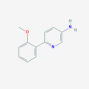 molecular formula C12H12N2O B13980257 6-(2-Methoxyphenyl)pyridin-3-amine 