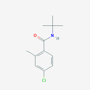 molecular formula C12H16ClNO B1398036 N-tert-butyl-4-chloro-2-methyl-benzamide CAS No. 923977-54-2