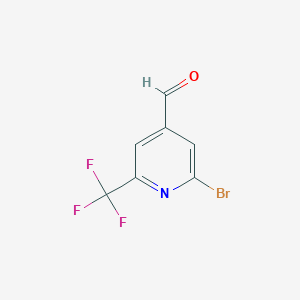 2-Bromo-6-(trifluoromethyl)isonicotinaldehyde