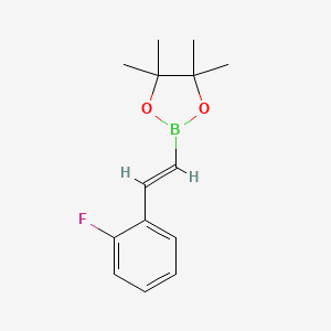 2-(2-Fluorostyryl)-4,4,5,5-tetramethyl-1,3,2-dioxaborolane