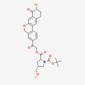 molecular formula C31H34BrNO8 B13980485 Velpatasvir intermediate 