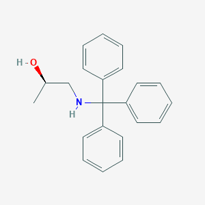 molecular formula C22H23NO B1398057 (2R)-1-[(Triphenylmethyl)amino]propan-2-ol CAS No. 871470-74-5