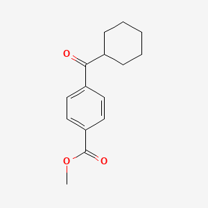 molecular formula C15H18O3 B13980589 Methyl 4-(cyclohexylcarbonyl)benzoate CAS No. 439864-63-8