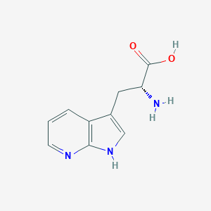 molecular formula C10H11N3O2 B139807 D-7-氮杂色氨酸 CAS No. 134235-82-8