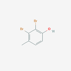 molecular formula C7H6Br2O B13980746 2,3-Dibromo-4-methylphenol CAS No. 344248-97-1