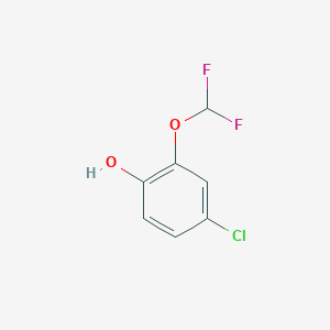 B1398098 4-Chloro-2-(difluoromethoxy)phenol CAS No. 869088-27-7