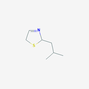 molecular formula C7H13NS B13981112 2-Isobutyl-3-thiazoline CAS No. 39800-92-5