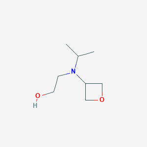 molecular formula C8H17NO2 B13981190 2-(Isopropyl(oxetan-3-YL)amino)ethan-1-OL 
