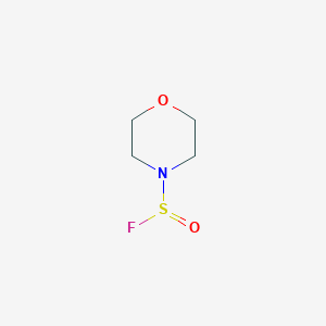 molecular formula C4H8FNO2S B13981216 4-Morpholinesulfinyl fluoride CAS No. 60094-26-0