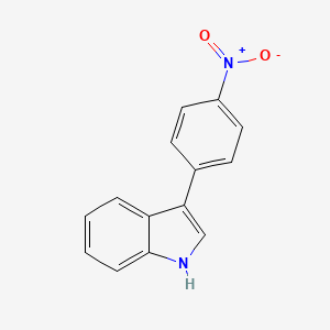 molecular formula C14H10N2O2 B13981226 3-(4-Nitrophenyl)-1H-indole CAS No. 51206-84-9