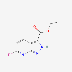 ethyl 6-fluoro-1H-pyrazolo[3,4-b]pyridine-3-carboxylate