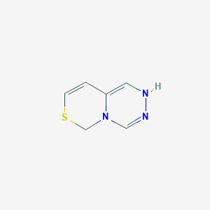 molecular formula C6H7N3S B13981252 2H,6H-[1,3]Thiazino[3,4-D][1,2,4]triazine CAS No. 591749-68-7