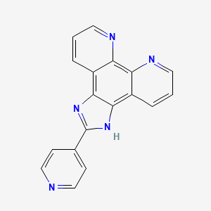 molecular formula C18H11N5 B13981285 2-(Pyridin-4-yl)imidazo(4,5-f)(1,10)phenanthroline 
