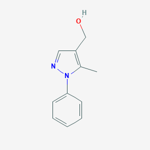 molecular formula C11H12N2O B139813 (5-Methyl-1-Phenyl-1H-Pyrazol-4-Yl)Methanol CAS No. 153863-35-5