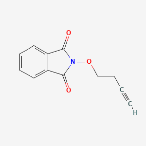 molecular formula C12H9NO3 B13981311 2-But-3-ynoxyisoindole-1,3-dione CAS No. 149965-79-7