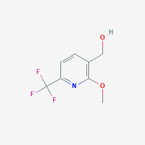 molecular formula C8H8F3NO2 B1398132 2-Methoxy-6-(trifluoromethyl)pyridine-3-methanol CAS No. 917396-37-3