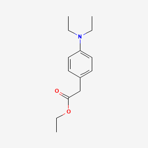 molecular formula C14H21NO2 B13981348 Ethyl [4-(diethylamino)phenyl]acetate CAS No. 64501-34-4